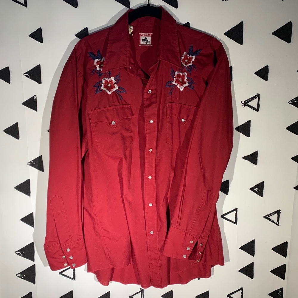 Chute #1 vintage western cowboy shirt